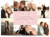 Classic Collage Save the Date Postcards