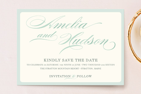 Float + Spring Shades Save the Date Postcards