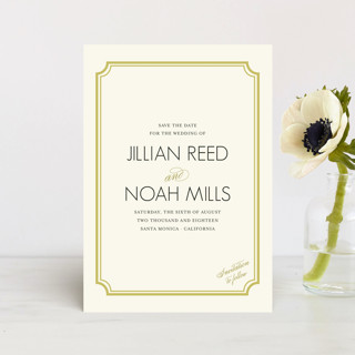 Modern Classic Save the Date Postcards