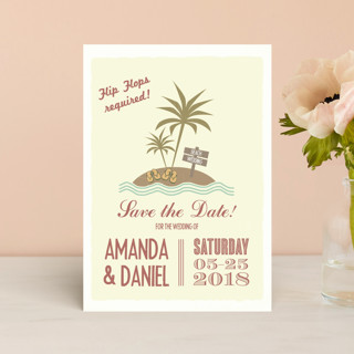 Flip Flops Required Save the Date Postcards