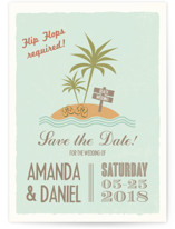 Flip Flops Required Save the Date Postcards