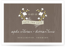 Woodland Save the Date Postcards