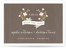Woodland Save the Date Postcards