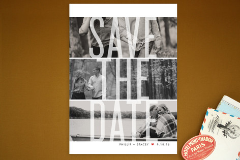 Trifecta Save the Date Postcards