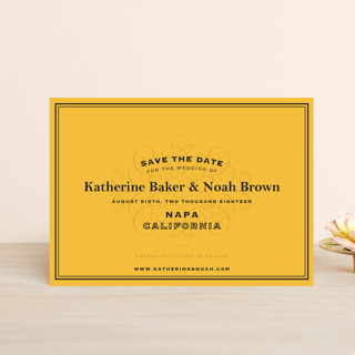 Label Save the Date Postcards