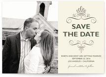 Simple Chic Save the Date Postcards