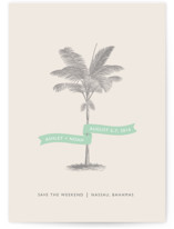 Palm Save the Date Postcards
