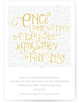 Once Upon Save the Date Postcards
