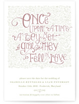 Once Upon Save the Date Postcards