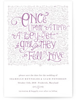 Once Upon Save the Date Postcards