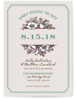 Harvest Floral Save the Date Postcards