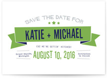 Afterparty Save the Date Postcards