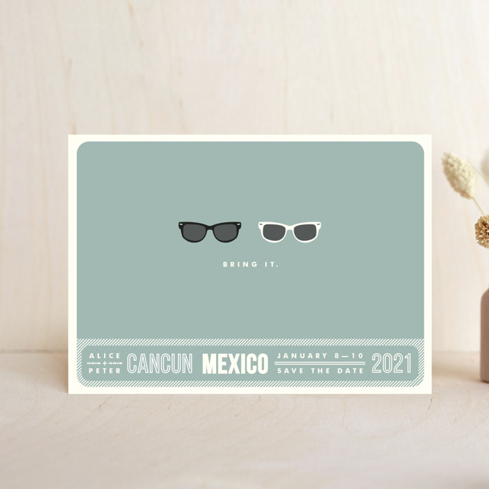 Shades Save the Date Postcards