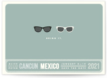 Shades Save the Date Postcards