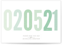 Ice Cream Parlour Pastels Save the Date Postcards