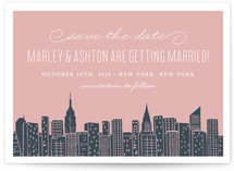 Big City New York Save the Date Postcards