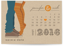 Tiptoe Kiss Save the Date Cards