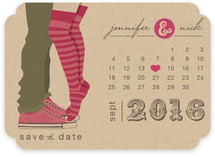 Tiptoe Kiss Save the Date Cards