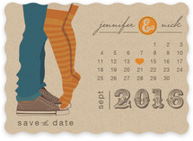 Tiptoe Kiss Save the Date Cards