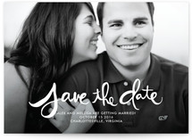 Hand-Lettered Save the Date Cards