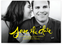Hand-Lettered Save the Date Cards
