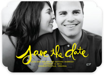 Hand-Lettered Save the Date Cards