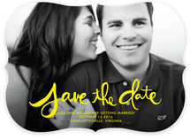 Hand-Lettered Save the Date Cards