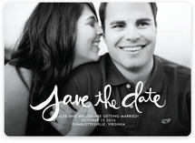 Hand-Lettered Save the Date Cards