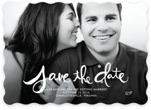 Hand-Lettered Save the Date Cards