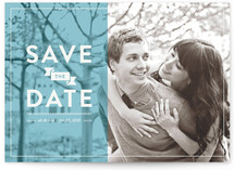 A Banner Date Save the Date Cards