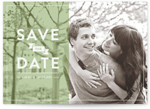 A Banner Date Save the Date Cards