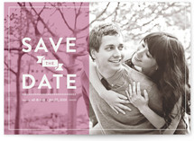 A Banner Date Save the Date Cards