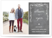 Chalkboard Save the Date Cards