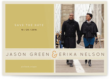 Subtle Chevron Save the Date Cards