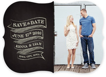 Charming Chalkboard Save the Date Cards