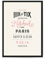Boarding Call Save the Date Cards