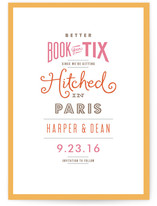 Boarding Call Save the Date Cards