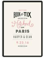 Boarding Call Save the Date Cards