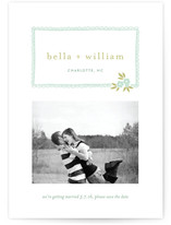 Ruffle and Petal Save the Date Cards