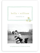 Ruffle and Petal Save the Date Cards
