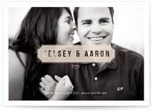 Vintage Street Sign Save the Date Cards
