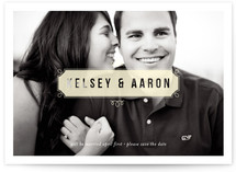 Vintage Street Sign Save the Date Cards