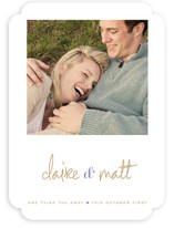 Sweet Script Save the Date Cards