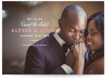 Timeless Save the Date Cards