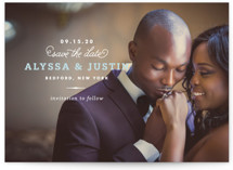 Timeless Save the Date Cards