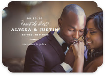 Timeless Save the Date Cards