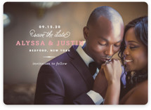 Timeless Save the Date Cards