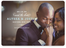 Timeless Save the Date Cards