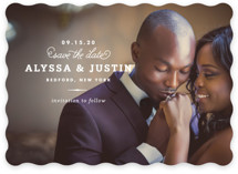 Timeless Save the Date Cards