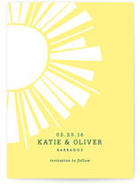 Sunshine Save the Date Cards